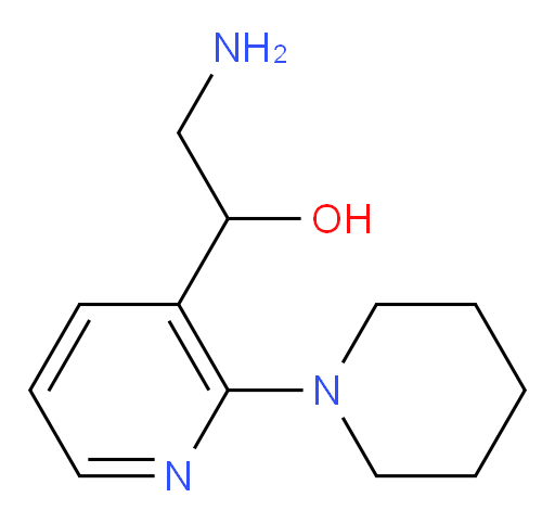 2-amino-1-[2-(piperidin-1-yl)pyridin-3-yl]ethan-1-ol