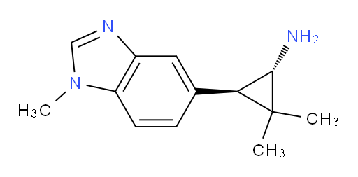 rac-(1R,3S)-2,2-dimethyl-3-(1-methyl-1H-1,3-benzodiazol-5-yl)cyclopropan-1-amine