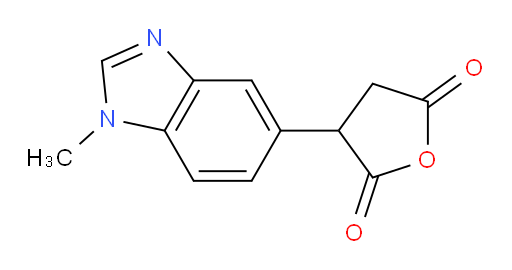 3-(1-methyl-1H-1,3-benzodiazol-5-yl)oxolane-2,5-dione