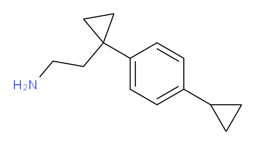 2-[1-(4-cyclopropylphenyl)cyclopropyl]ethan-1-amine