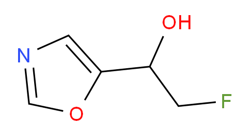 2-fluoro-1-(1,3-oxazol-5-yl)ethan-1-ol