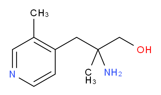 2-amino-2-methyl-3-(3-methylpyridin-4-yl)propan-1-ol
