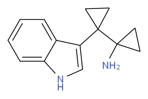 1-[1-(1H-indol-3-yl)cyclopropyl]cyclopropan-1-amine