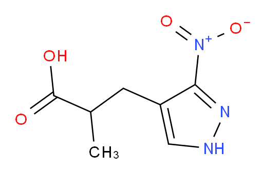 2-methyl-3-(3-nitro-1H-pyrazol-4-yl)propanoic acid