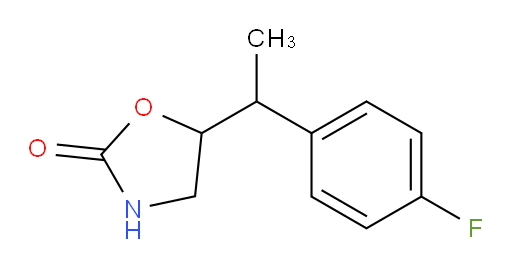 5-[1-(4-fluorophenyl)ethyl]-1,3-oxazolidin-2-one