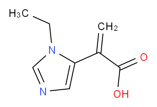 2-(1-ethyl-1H-imidazol-5-yl)prop-2-enoic acid
