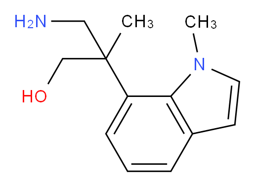 3-amino-2-methyl-2-(1-methyl-1H-indol-7-yl)propan-1-ol