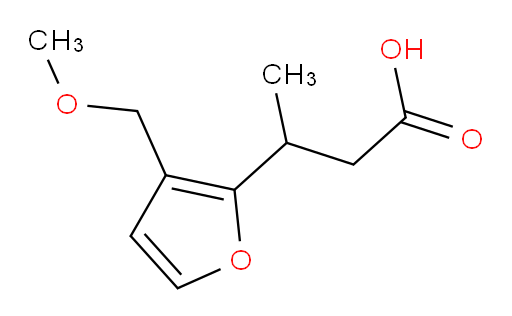 3-[3-(methoxymethyl)furan-2-yl]butanoic acid