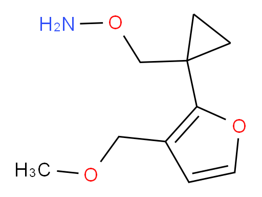 O-({1-[3-(methoxymethyl)furan-2-yl]cyclopropyl}methyl)hydroxylamine