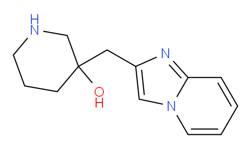 3-({imidazo[1,2-a]pyridin-2-yl}methyl)piperidin-3-ol