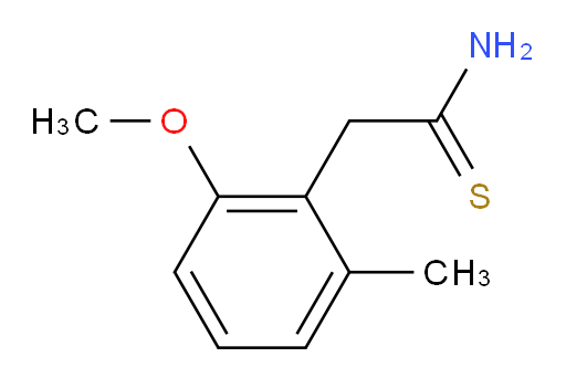 2-(2-methoxy-6-methylphenyl)ethanethioamide