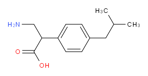 3-amino-2-[4-(2-methylpropyl)phenyl]propanoic acid