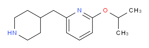 2-[(piperidin-4-yl)methyl]-6-(propan-2-yloxy)pyridine