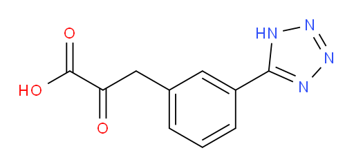 2-oxo-3-[3-(1H-1,2,3,4-tetrazol-5-yl)phenyl]propanoic acid
