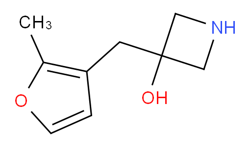 3-[(2-methylfuran-3-yl)methyl]azetidin-3-ol