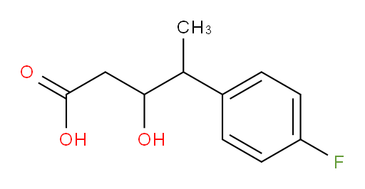 4-(4-fluorophenyl)-3-hydroxypentanoic acid