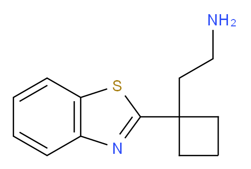 2-[1-(1,3-benzothiazol-2-yl)cyclobutyl]ethan-1-amine