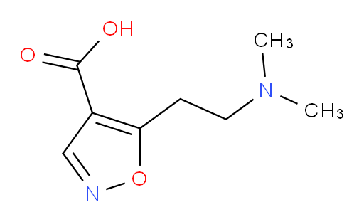 5-[2-(dimethylamino)ethyl]-1,2-oxazole-4-carboxylic acid