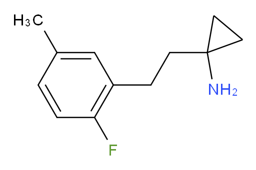 1-[2-(2-fluoro-5-methylphenyl)ethyl]cyclopropan-1-amine