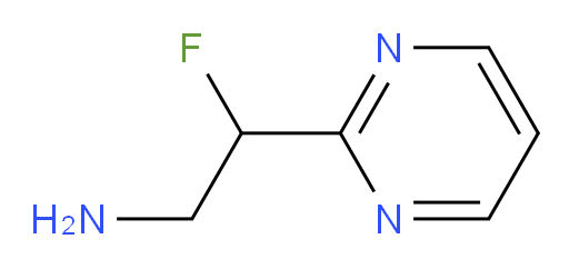 2-fluoro-2-(pyrimidin-2-yl)ethan-1-amine