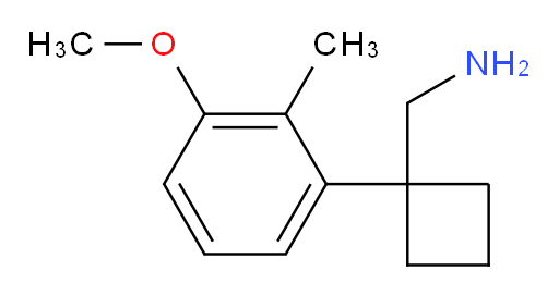 [1-(3-methoxy-2-methylphenyl)cyclobutyl]methanamine