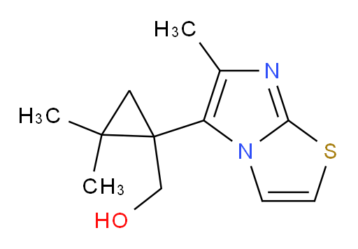 (2,2-dimethyl-1-{6-methylimidazo[2,1-b][1,3]thiazol-5-yl}cyclopropyl)methanol