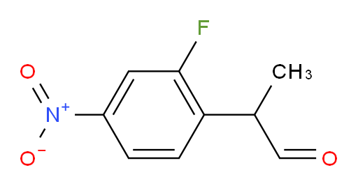 2-(2-fluoro-4-nitrophenyl)propanal