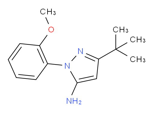3-tert-butyl-1-(2-methoxyphenyl)-1H-pyrazol-5-amine
