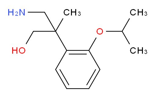 3-amino-2-methyl-2-[2-(propan-2-yloxy)phenyl]propan-1-ol