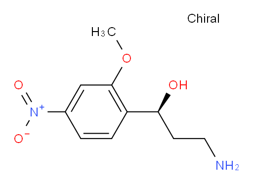 (1S)-3-amino-1-(2-methoxy-4-nitrophenyl)propan-1-ol
