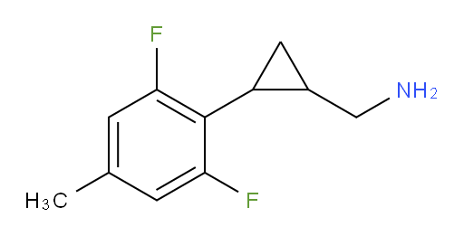 [2-(2,6-difluoro-4-methylphenyl)cyclopropyl]methanamine