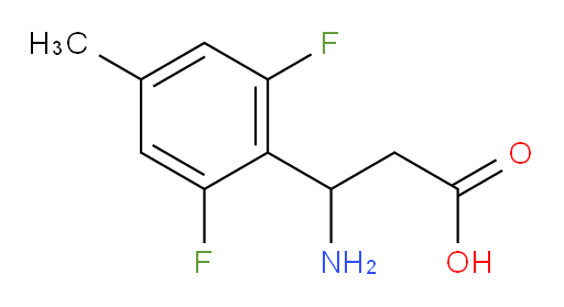 3-amino-3-(2,6-difluoro-4-methylphenyl)propanoic acid