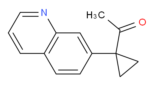 1-[1-(quinolin-7-yl)cyclopropyl]ethan-1-one