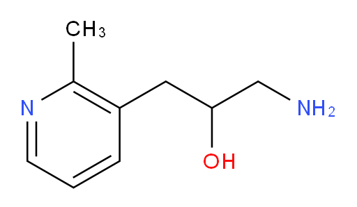 1-amino-3-(2-methylpyridin-3-yl)propan-2-ol
