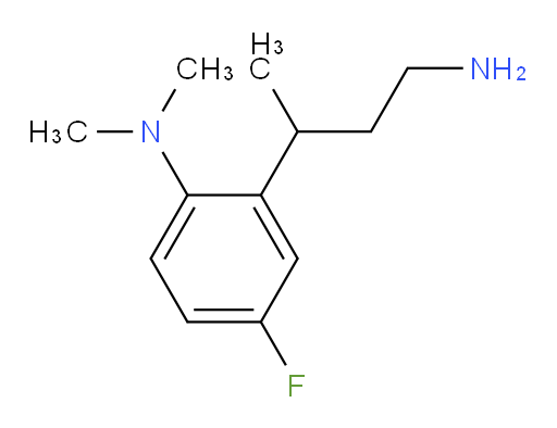 2-(4-aminobutan-2-yl)-4-fluoro-N,N-dimethylaniline