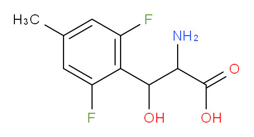 2-amino-3-(2,6-difluoro-4-methylphenyl)-3-hydroxypropanoic acid