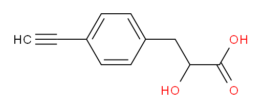 3-(4-ethynylphenyl)-2-hydroxypropanoic acid