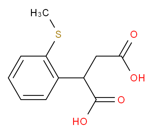 2-[2-(methylsulfanyl)phenyl]butanedioic acid