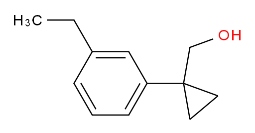 [1-(3-ethylphenyl)cyclopropyl]methanol