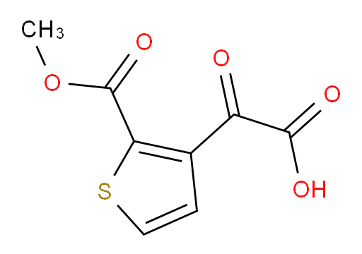 2-[2-(methoxycarbonyl)thiophen-3-yl]-2-oxoacetic acid