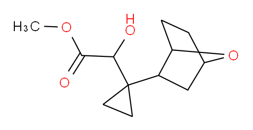 methyl 2-hydroxy-2-(1-{7-oxabicyclo[2.2.1]heptan-2-yl}cyclopropyl)acetate