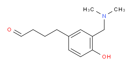 4-{3-[(dimethylamino)methyl]-4-hydroxyphenyl}butanal