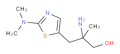 2-amino-3-[2-(dimethylamino)-1,3-thiazol-5-yl]-2-methylpropan-1-ol