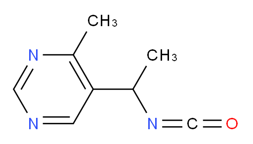 5-(1-isocyanatoethyl)-4-methylpyrimidine