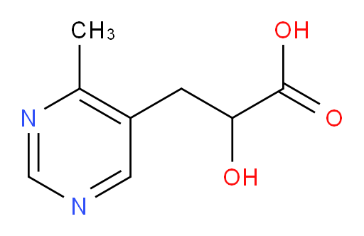 2-hydroxy-3-(4-methylpyrimidin-5-yl)propanoic acid