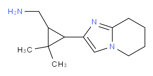 (3-{5H,6H,7H,8H-imidazo[1,2-a]pyridin-2-yl}-2,2-dimethylcyclopropyl)methanamine
