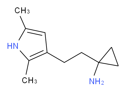1-[2-(2,5-dimethyl-1H-pyrrol-3-yl)ethyl]cyclopropan-1-amine