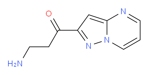 3-amino-1-{pyrazolo[1,5-a]pyrimidin-2-yl}propan-1-one