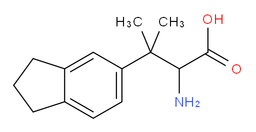 2-amino-3-(2,3-dihydro-1H-inden-5-yl)-3-methylbutanoic acid