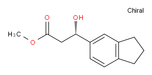 methyl (3S)-3-(2,3-dihydro-1H-inden-5-yl)-3-hydroxypropanoate